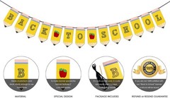 Back to School Pencil Banner – First Day of School Banner – Back to School Ba…