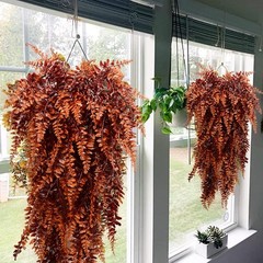 6pcs Artificial Hanging Fall 7.8 inches x x 32 inches, Orange