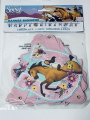 Spirit Riding Free Party Supplies Bundle Plates Napkins Banner Tablecover
