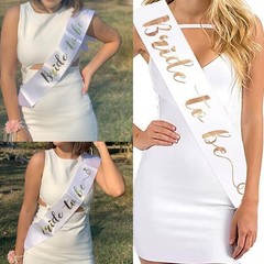 Luwigs Bride to Be Sash for Bridal Shower Bachelorette Party Wedding Engagem…