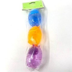 Easter Large Plastic Fillable Eggs Carrot Bunny Frog Hippo Various