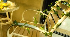 2 Pack 6.56 Ft Vines with Fairy Lights Battery Operated, 40 LEDs Artificial