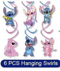 Lilo & Stitch Pink Birthday Party Decorations (T-53)