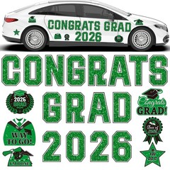 Class of 2026 Graduation Car Decorations 22pcs Magnets for Cars