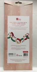 Jumbo Paper Chain Color me Party Decorations 36 count/ 2 designs Talking Tables