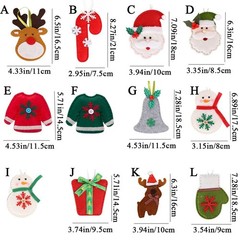 Non-woven Fabric Snowman Christmas Pendant Christmas Ornament New Year
