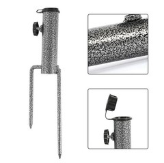 Strong Steel Umbrella Ground Anchor for Outdoor Use with Adjustable Fitting