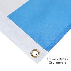Flag, Flag of 3×5 Ft – Polyester Lightweight Flags with 2 Brass 1 Pc Argentina