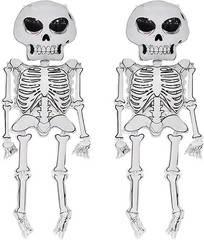 62″ Extra Large Skeleton Halloween Foil Balloons for Ghost Spooky Party Decor
