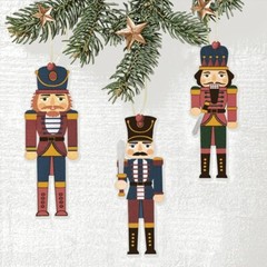 Nutcracker Paper Napkins Lunch Christmas Paper Napkins WOODEN NUTCRACKERS 20pcs