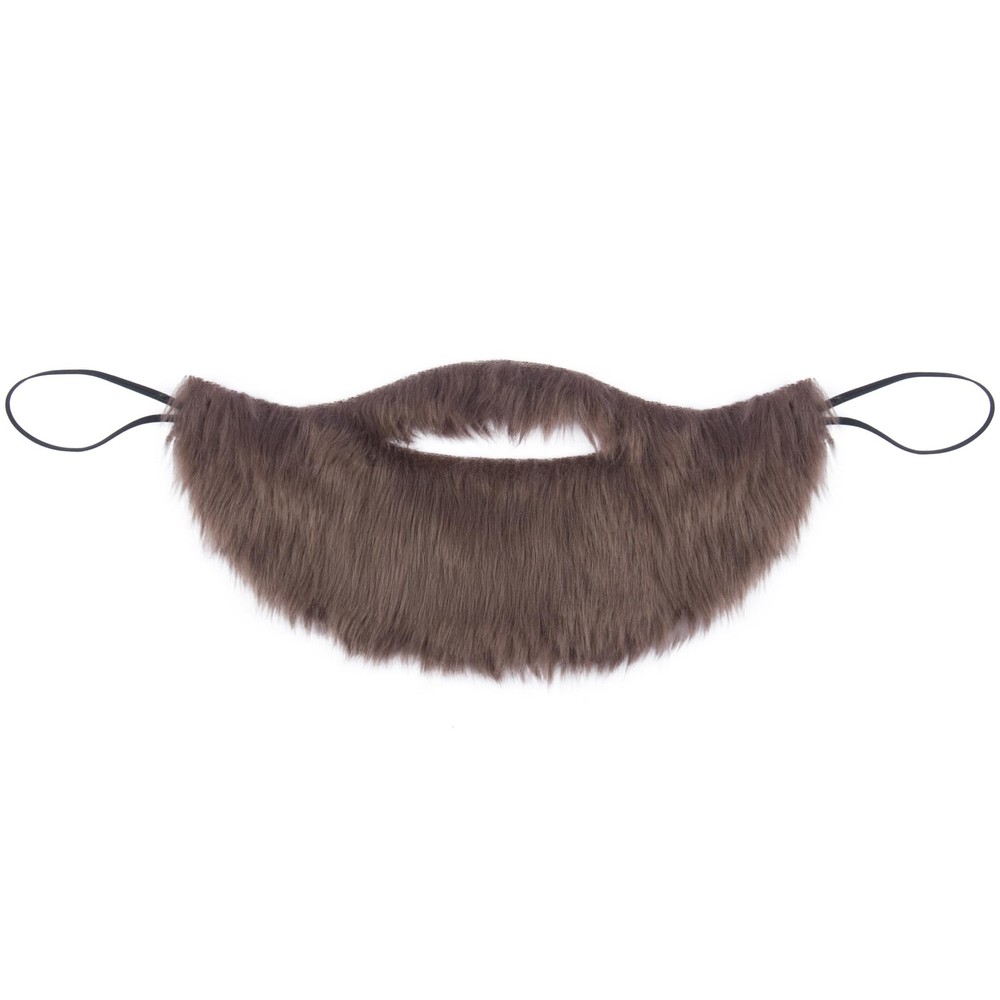 Fake Brown Beard Men’s Beard Brown Costume Facial Hair Male Makeup Cosplay Pa…