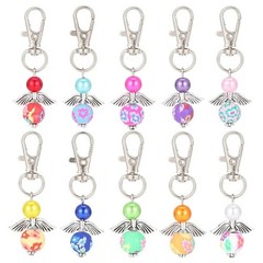 30pcs Angel Keychain Decorative Charm Ornament Household Supplies