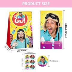 12PCS Danny Go Candy Bags Party Supplies Party Favor Gift Bags Birthday Decor
