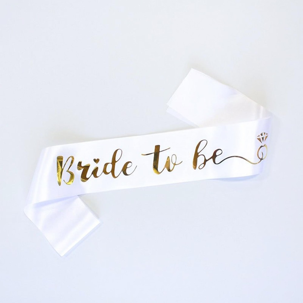 Luwigs Bride to Be Sash for Bridal Shower Bachelorette Party Wedding Engagem…