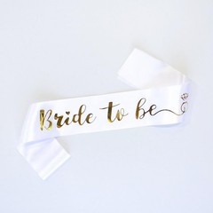 Luwigs Bride to Be Sash for Bridal Shower Bachelorette Party Wedding Engagem…