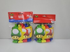 16 Pc Super Mario Bros Party Blowouts For Birthday Celebration