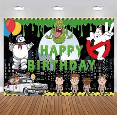 Ghostbusters Birthday Backdrop Background Banner Photo Birthday Party Decor