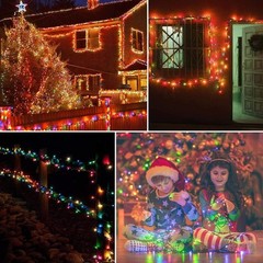 Solar String Lights Outdoor, 65ft 200 LED Solar Garden Fairy Lights Waterproof