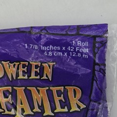 Vintage Happy Halloween Crepe Streamer by Amscan | NEW 42 Feet Long
