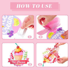 12 Pieces Ice Cream Party Decorations Ice Cream Centerpiece Honeycomb Sundae Top