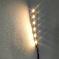 10pcs for Pre Wired White Strip 6 Led For SMD LED Light Flexible 12V ~ 18V