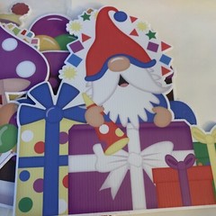 Pixpy 6 Pieces Happy Birthday Gnomes Yard Signs Birthday Party Lawn Decoration