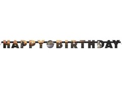 The Mandalorian Yoda Star Wars Happy Birthday Party Banner-Ready To Hang-NEW-6’