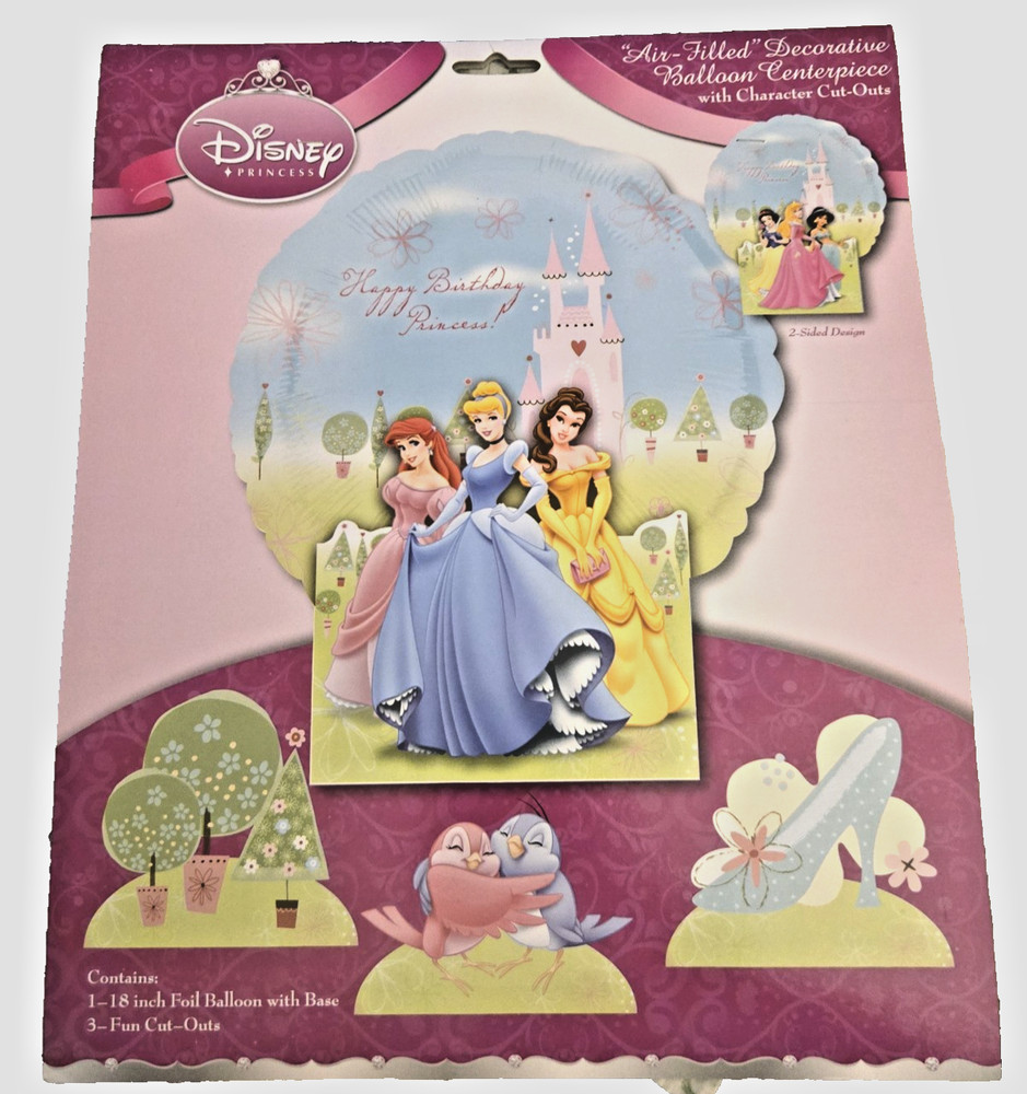DISNEY PRINCESS BIRTHDAY FOIL BALLOON CENTERPIECE KIT Party Supply Decoration