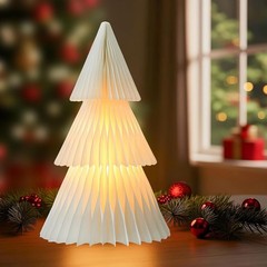 Light Up Christmas Tree 19.7″ Honeycomb LED USB Indoor Holiday Decor