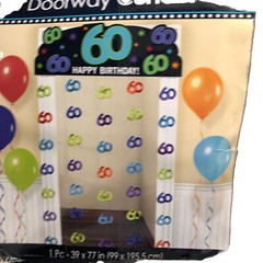 60th birthday party decorations Amscan -A4