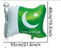 Pakistan Independence Day 14th August Foil Balloon Party Decoration Pakistan