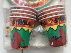 DISNEY LION KING BEACH PARTY MAKERS SET PLATES CUPS NEW SEALED CARTOON MOVIE VTG