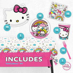 Hello Kitty Birthday Decorations & Party Supplies | Hello Kitty Plates and Napki