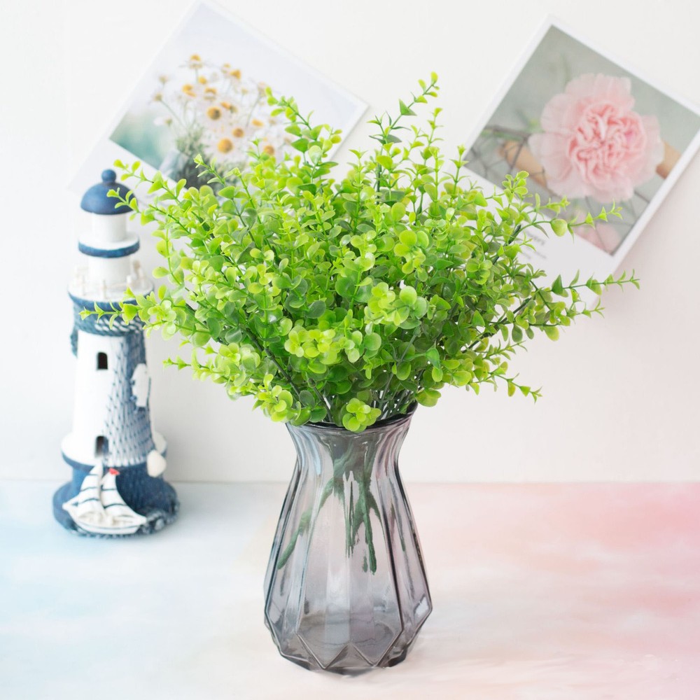5/10 Pcs UV Resistant Outdoor Artificial Plant Bundle For Garden & Basket Décor