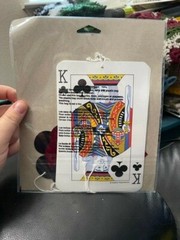 Casino Party Decorations hanging cutout Playing Cards 3ct. New!!!