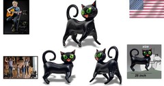 3-Pack Self-Sealing Black Cat Balloons – Perfect for Birthday & Halloween Themes