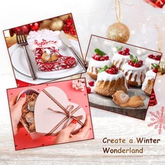 12 Pieces Deer Figurines Cake Toppers for Baby Shower Woodland Animal Deer To…