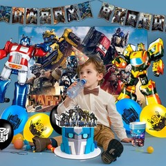 Cool Transformer Birthday Decorations Transformer Party Supplies Balloons Plates