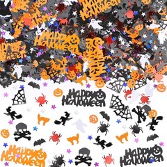 2000+pcs Confetti Table Scatter Pumpkins Spiders Bats Witches Spider Webs Sta…