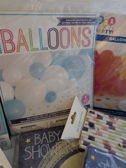 Party Creations Baby Shower Balloon Centerpiece Kit + 6 Balloons New Mylar
