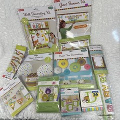 Safari Jungle Baby Shower Decor Bundle Gender Neutral Banner Fisher Price Set