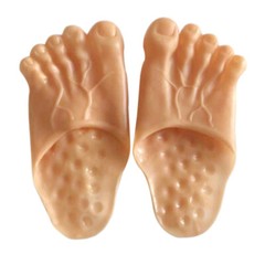 Feet Slippers Wilma Flintstone Costume Adult Shoes Child