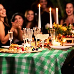 8 Pack Plastic Tablecloth 84″ Disposable Table Cloths for 6 to 8 Foot Tables …