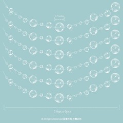 Under the Sea Party Decorations White Bubble Garlands Little Mermaid Birthday…