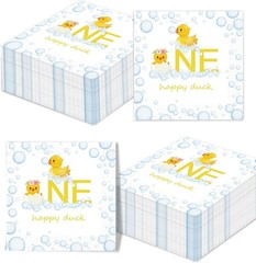 One Happy Duck Birthday Disposable Tableware – (Plates, Napkins, Utensils)