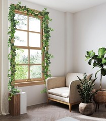 3 Strands Artificial Ivy Vines 6.3Ft Green Ivy Garland Faux Hanging Plants