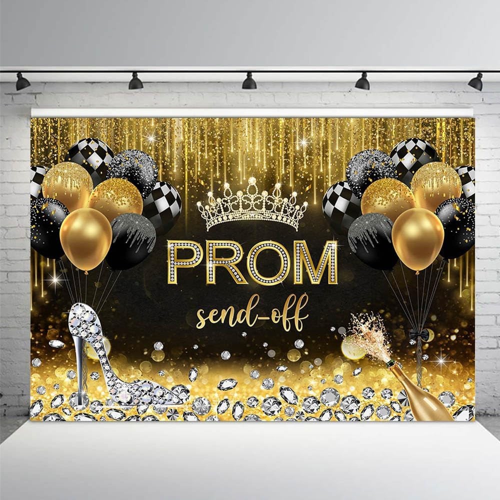 Class of 2026 Prom Backdrop Congrats Graduation Photo Background Party Decor