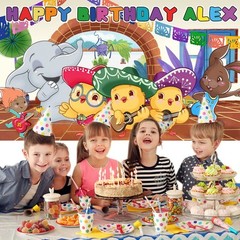 Canticos Personalised Custom Backdrop Banner Party Decorations Birthday Gift