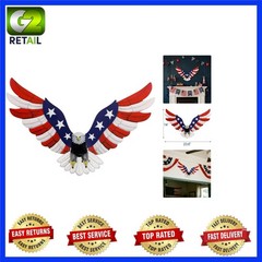 Rust-Proof Eagle Decoration – Stunning 4th of July Centerpiece for Home & Garden