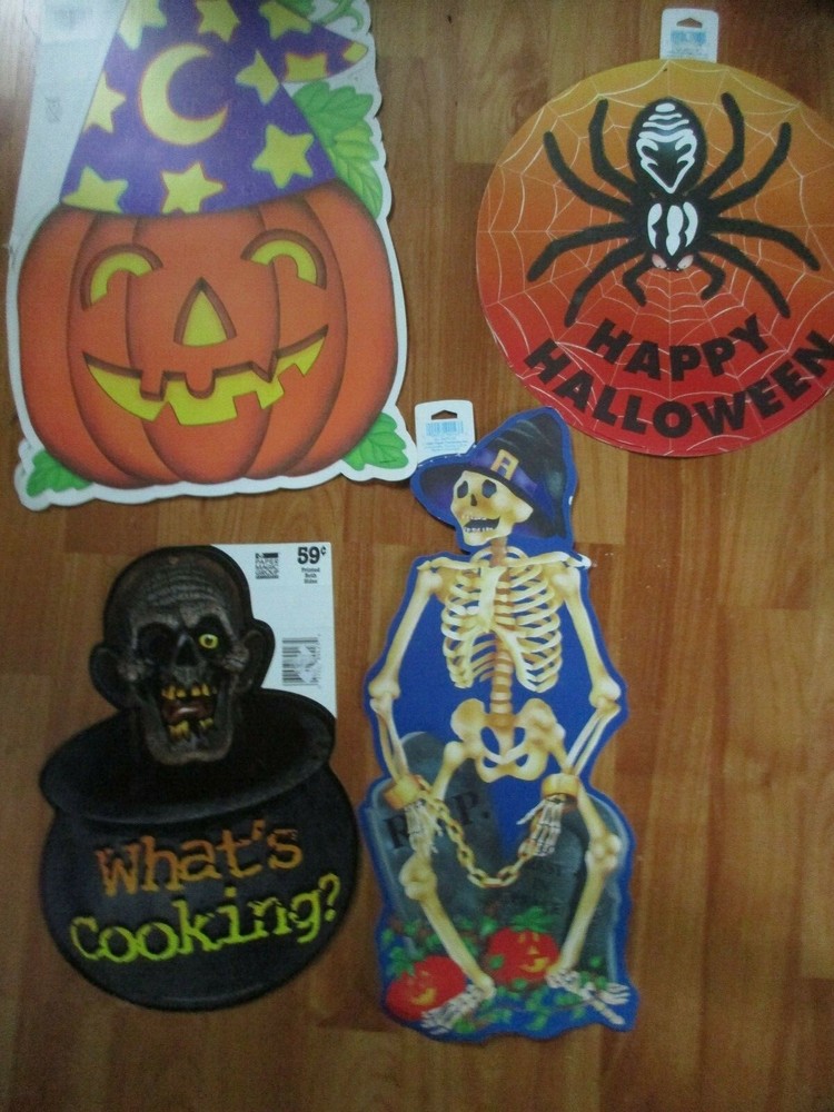 Halloween Diecuts Cutouts Vintage Decorations U Pick NOT a LOT NOS